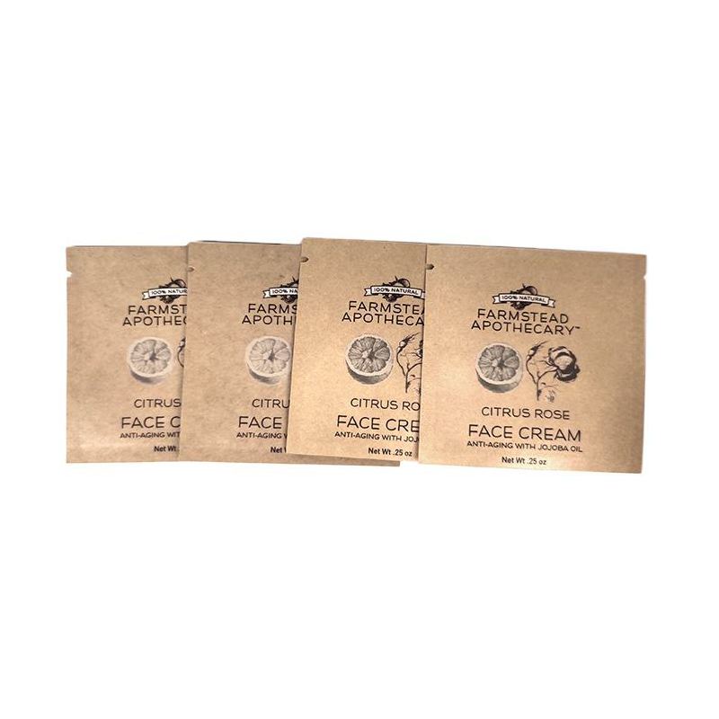 Lille Kraftpapir og aluminiumsfolieposer (3-side forseglet)